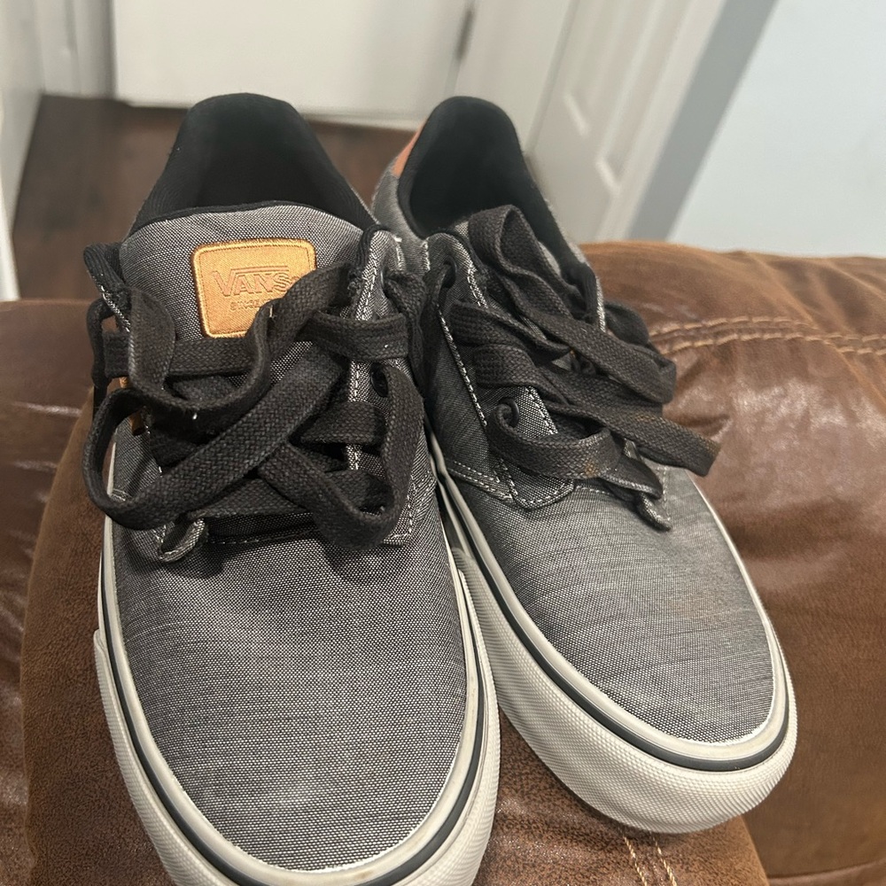 Vans Men's Black and Gray Sneakers